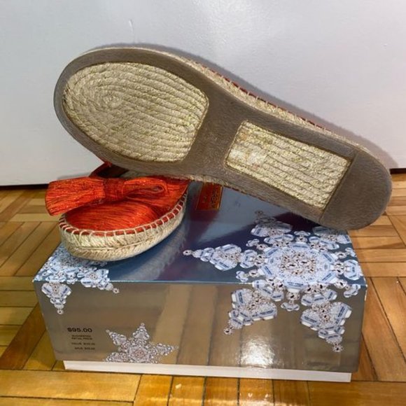 Nine West Raffia espadrille flats - chic summer slip - on shoes - Picture 3 of 3